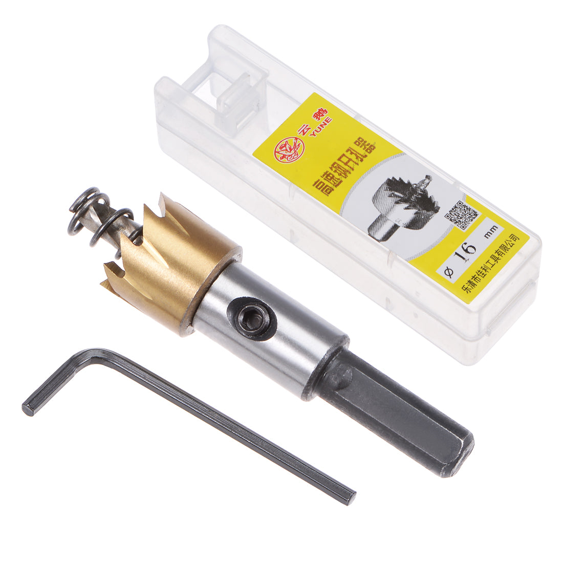 Harfington 12-24mm HSS Drill Bit Hole Saw Stainless High Speed Steel Metal Alloy