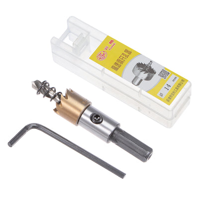 Harfington 12-38mm HSS Drill Bit Hole Saw Stainless High Speed Steel Metal Alloy