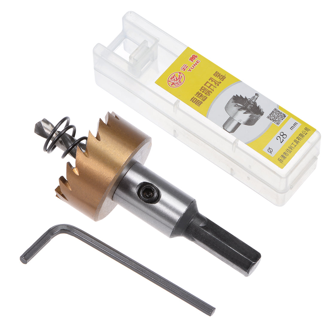 Harfington 12-38mm HSS Drill Bit Hole Saw Stainless High Speed Steel Metal Alloy