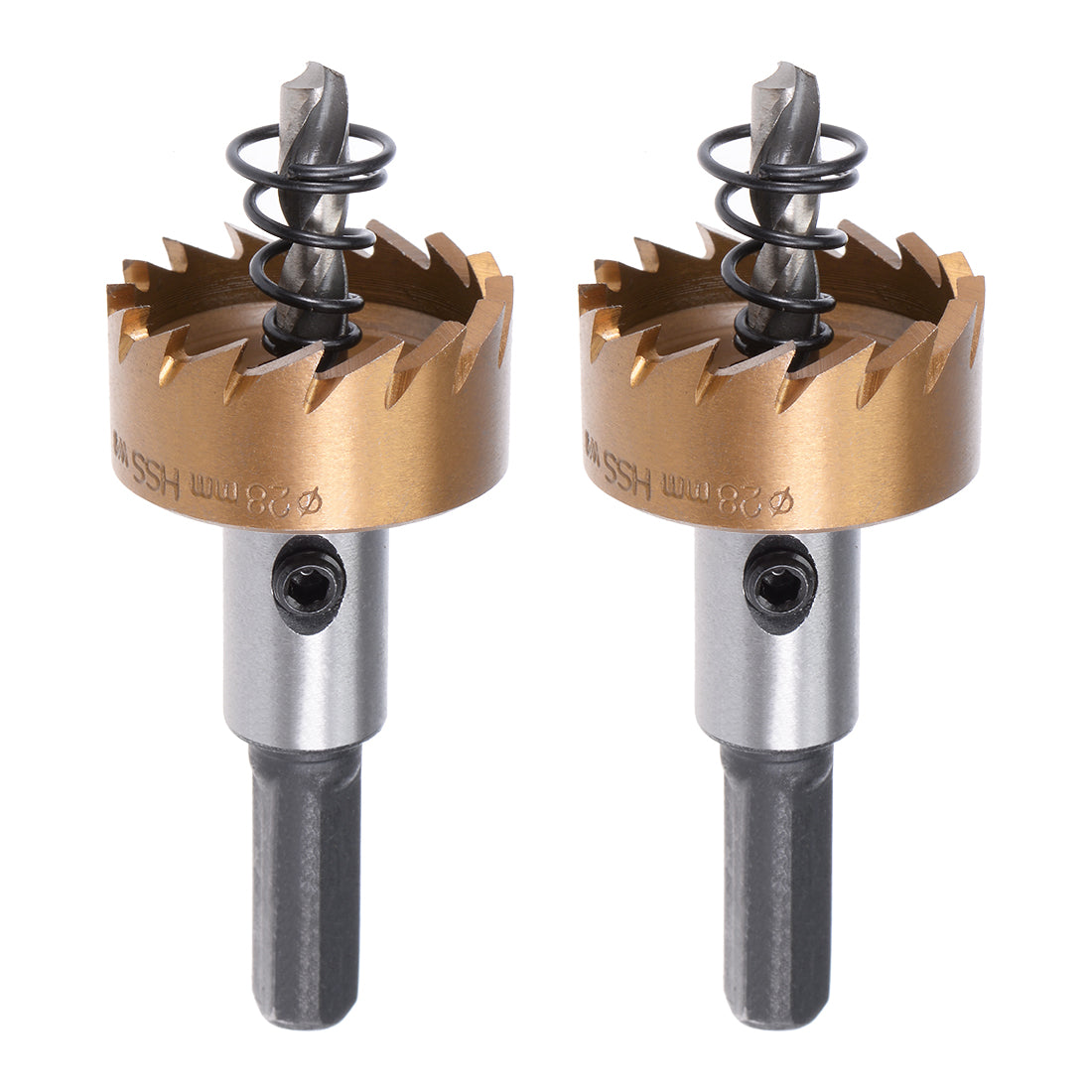 Harfington 12-38mm HSS Drill Bit Hole Saw Stainless High Speed Steel Metal Alloy