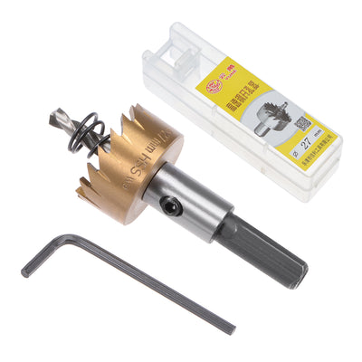 Harfington 12-38mm HSS Drill Bit Hole Saw Stainless High Speed Steel Metal Alloy