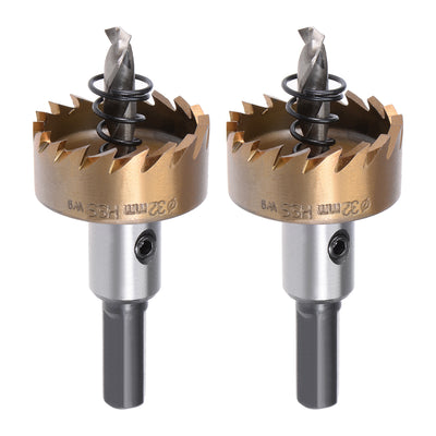 Harfington 12-38mm HSS Drill Bit Hole Saw Stainless High Speed Steel Metal Alloy