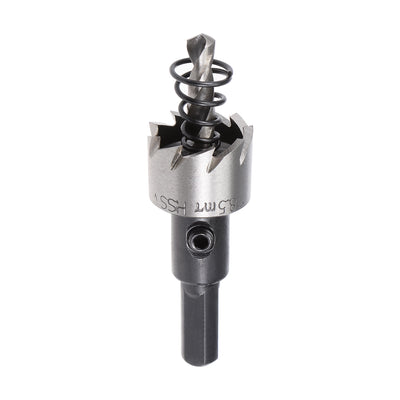 Harfington 18.5mm HSS Drill Bit Hole Saw for Stainless Steel Metal Alloy Wood