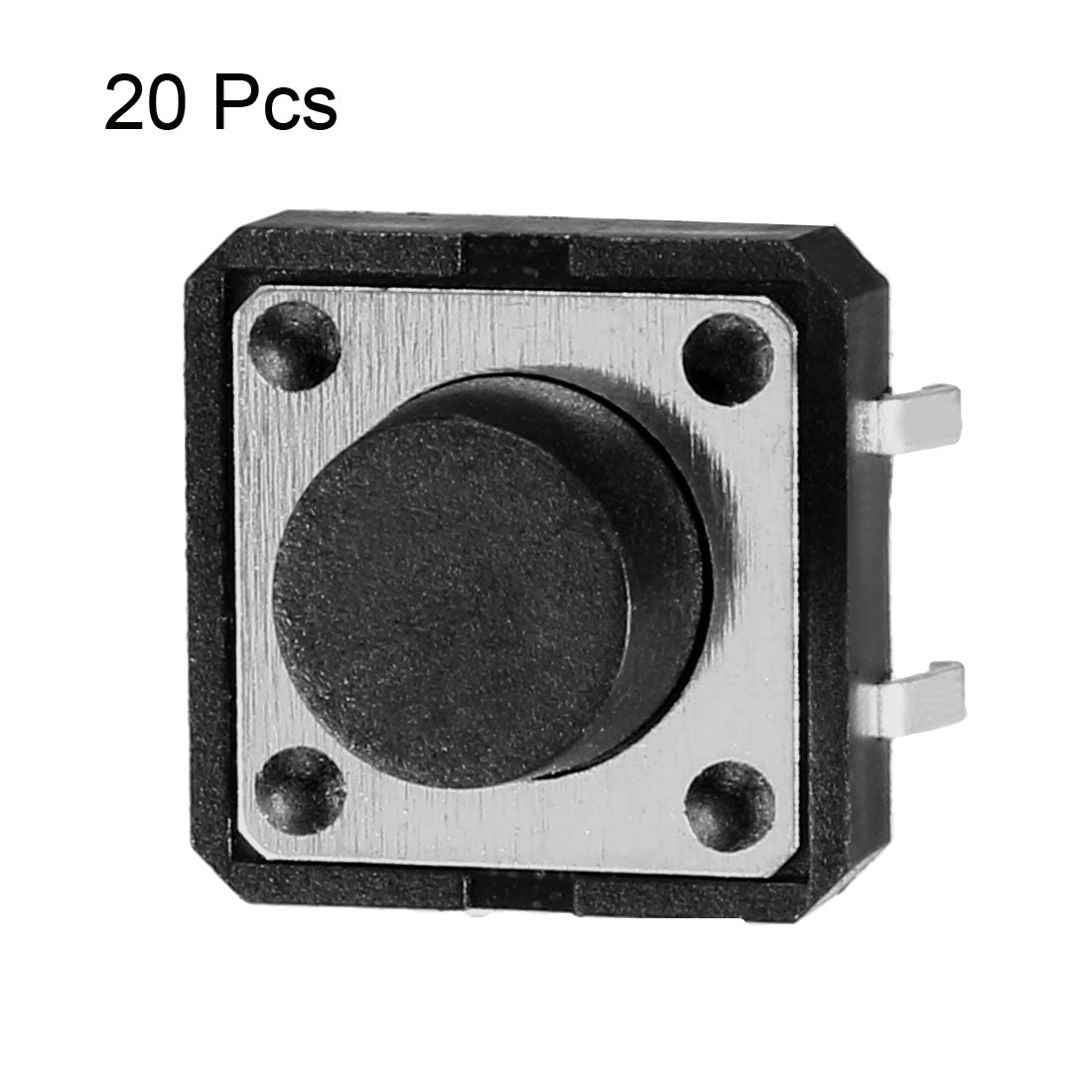 Harfington 12x12x7mm Panel Momentary 4-Pin PCB DIP Tactile Tact Push Button Switch 20PCS