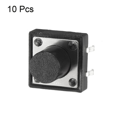 Harfington 12x12x9mm Panel Momentary 4-Pin PCB DIP Tactile Tact Push Button Switch 10PCS