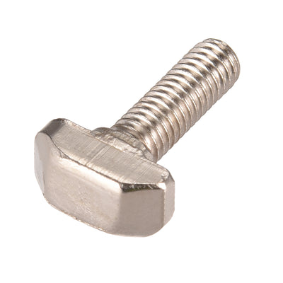 Harfington M6x20mm T-Slot Drop-In Stud Sliding Screw Bolt Carbon Steel European Standard 30 Series 8pcs