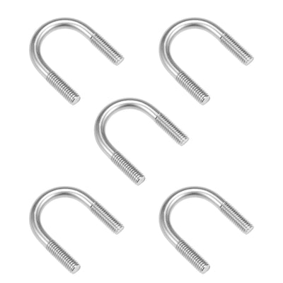 Harfington 5Pcs 304 Stainless Steel U Bolt Fastener