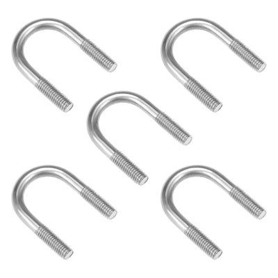 Harfington 5Pcs 304 Stainless Steel U Bolt Fastener