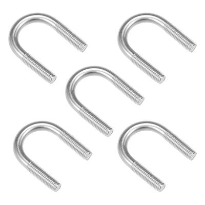Harfington 5Pcs 304 Stainless Steel U Bolt Fastener