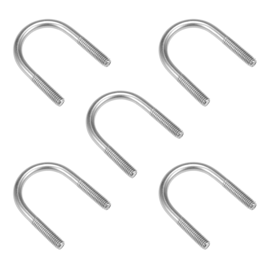 Harfington 5Pcs 304 Stainless Steel U Bolt Fastener
