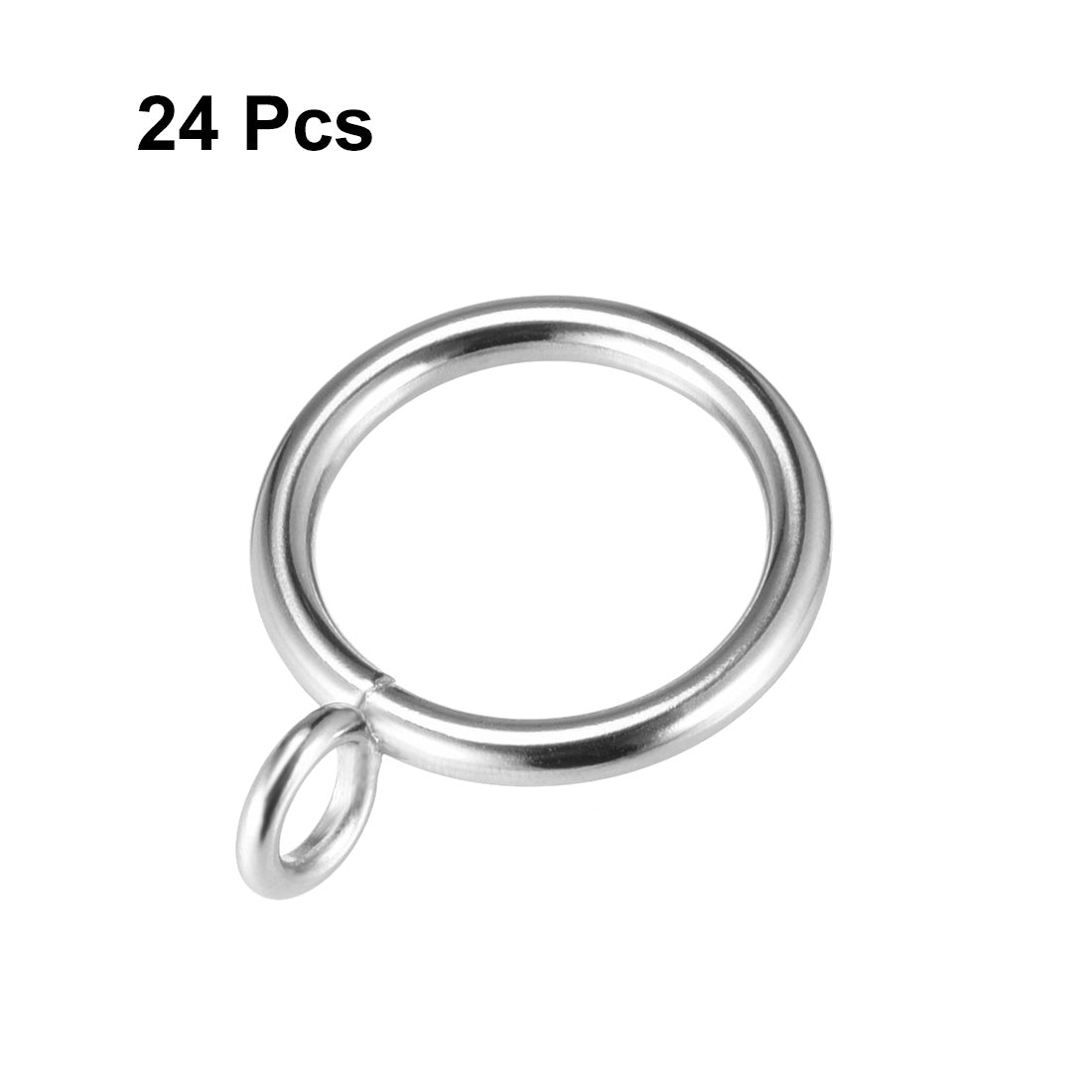 Harfington Curtain Rings Metal Drapery Ring for Curtain Rod