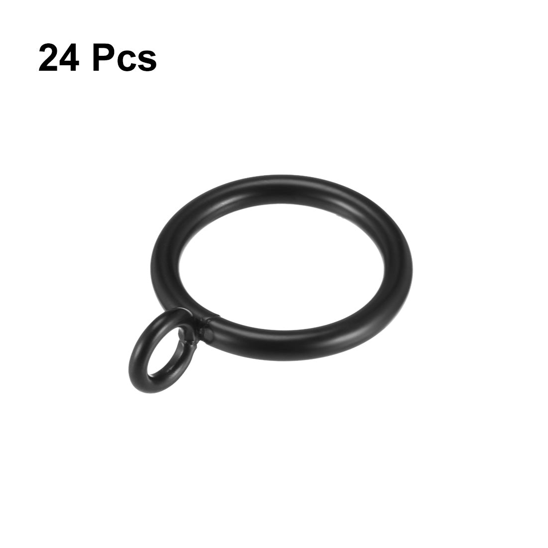 Harfington Curtain Rings Metal Drapery Ring for Curtain Rod