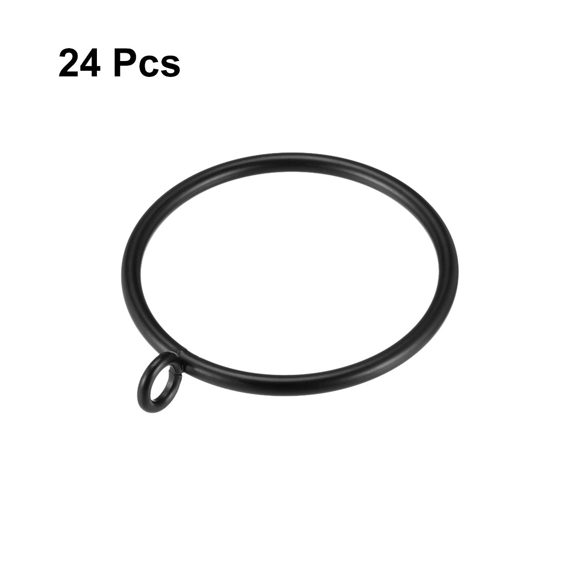 Harfington Curtain Rings Metal Drapery Ring for Curtain Rod