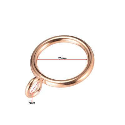 Harfington Curtain Rings Metal Drapery Ring for Curtain Rod