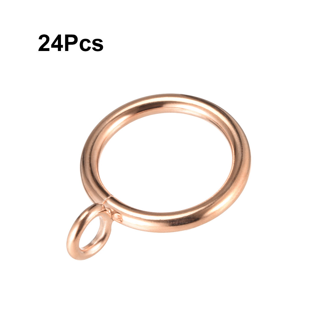 Harfington Curtain Rings Metal Drapery Ring for Curtain Rod