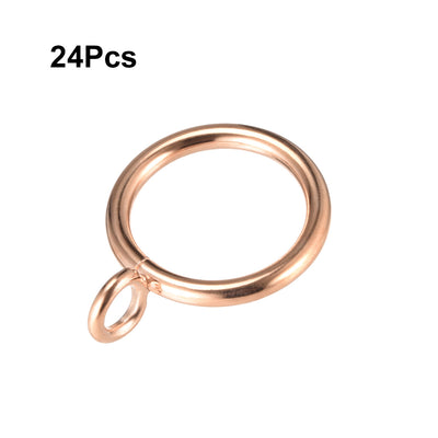 Harfington Curtain Rings Metal Drapery Ring for Curtain Rod