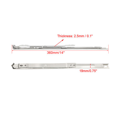 Harfington 14-inch Hanging/Casement Window Hinge, 202 Stainless Steel