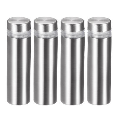Harfington Glass Standoff Mount Stainless Steel Wall Standoff Holder Advertising Nails 12mm Dia 43mm Length 4 Pcs