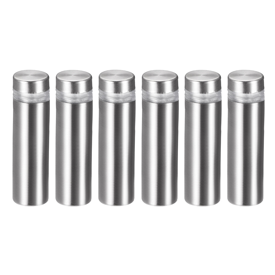 Harfington Glass Standoff Mount Stainless Steel Wall Standoff Holder Advertising Nails 12mm Dia 43mm Length 6 Pcs