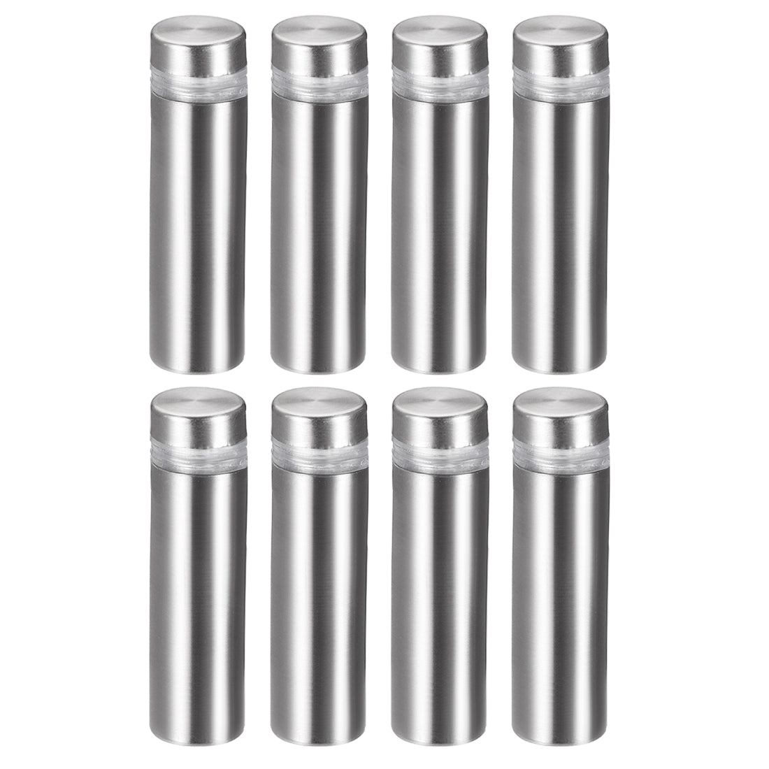 Harfington Glass Standoff Mount Stainless Steel Wall Standoff Holder Advertising Nails 12mm Dia 43mm Length 8 Pcs