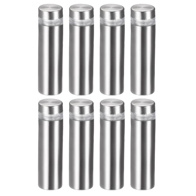 Harfington Glass Standoff Mount Stainless Steel Wall Standoff Holder Advertising Nails 12mm Dia 43mm Length 8 Pcs