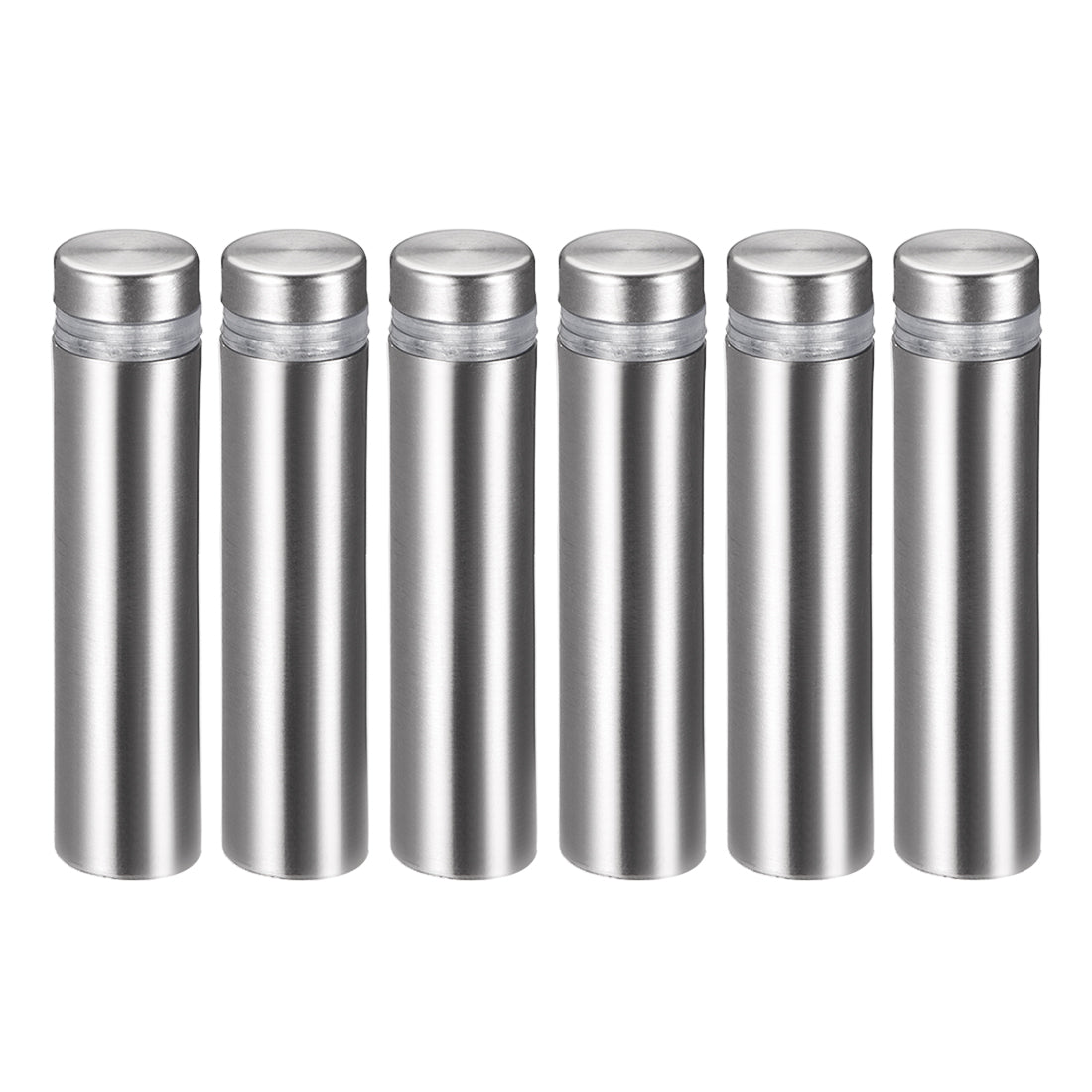 Harfington Glass Standoff Mount Stainless Steel Wall Standoff Holder Advertising Nails 12mm Dia 53mm Length 6 Pcs