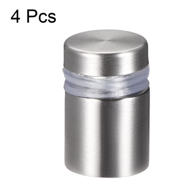 Harfington Glass Standoff Mount Stainless Steel Wall Standoff Holder Advertising Nails 16mm Dia 24mm Length 4 Pcs