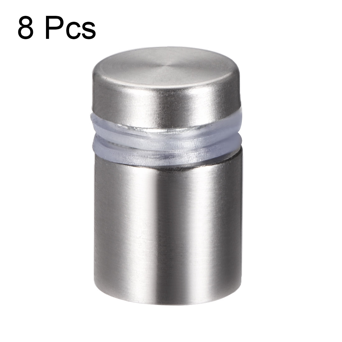 Harfington Glass Standoff Mount Stainless Steel Wall Standoff Holder Advertising Nails 16mm Dia 24mm Length 8 Pcs