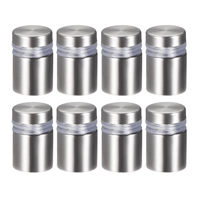 Harfington Glass Standoff Mount Stainless Steel Wall Standoff Holder Advertising Nails 16mm Dia 24mm Length 8 Pcs