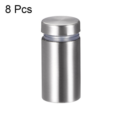 Harfington Glass Standoff Mount Stainless Steel Wall Standoff Holder Advertising Nails 16mm Dia 32mm Length 8 Pcs