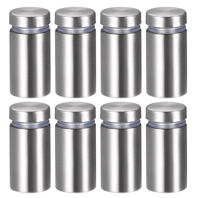 Harfington Glass Standoff Mount Stainless Steel Wall Standoff Holder Advertising Nails 16mm Dia 32mm Length 8 Pcs