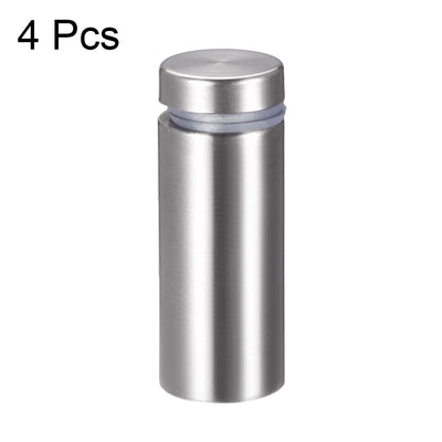 Harfington Glass Standoff Mount Stainless Steel Wall Standoff Holder Advertising Nails 16mm Dia 42mm Length 4 Pcs
