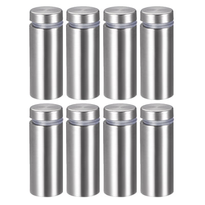 Harfington Glass Standoff Mount Stainless Steel Wall Standoff Holder Advertising Nails 16mm Dia 42mm Length 8 Pcs