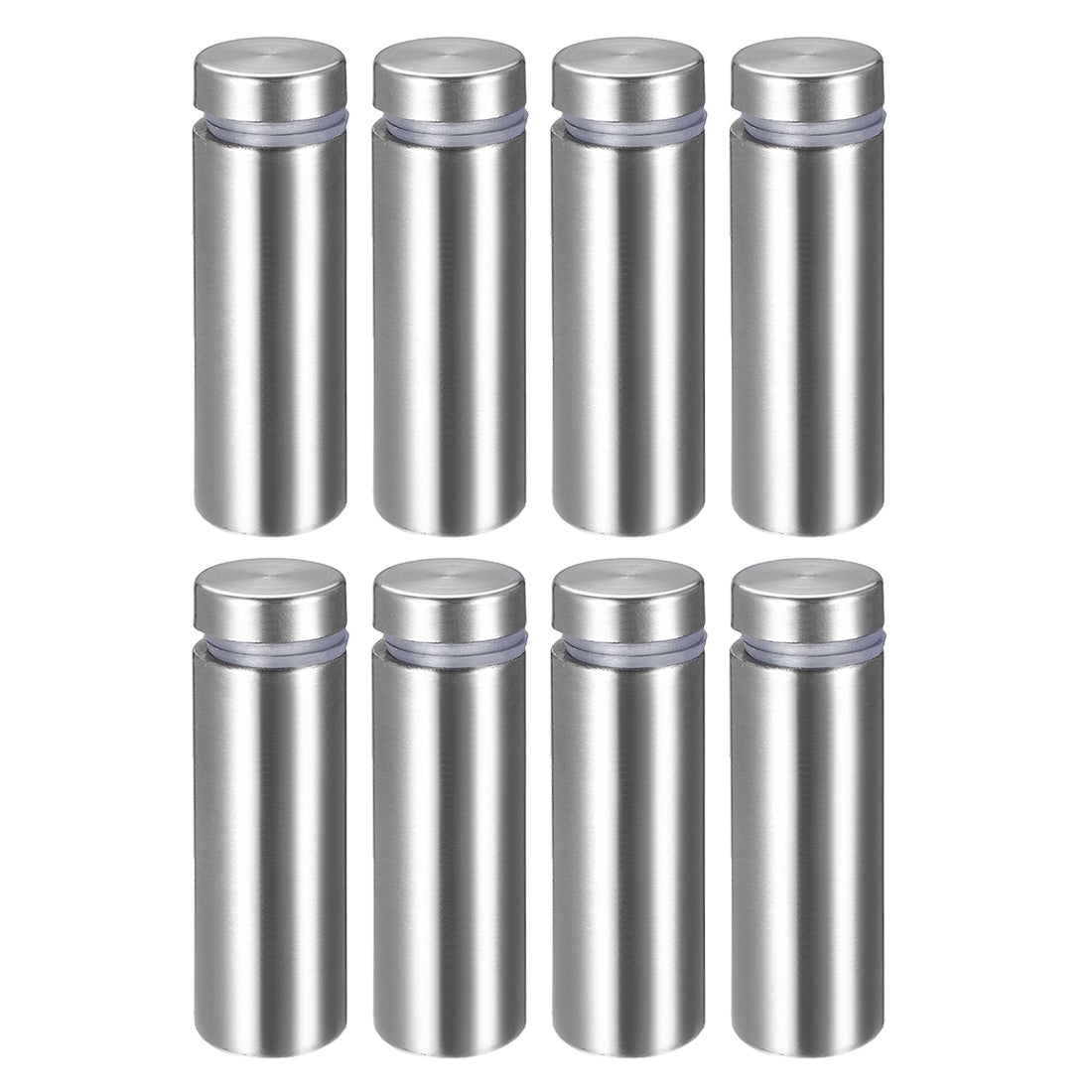 Harfington Glass Standoff Mount Stainless Steel Wall Standoff Holder Advertising Nails 16mm Dia 52mm Length 8 Pcs