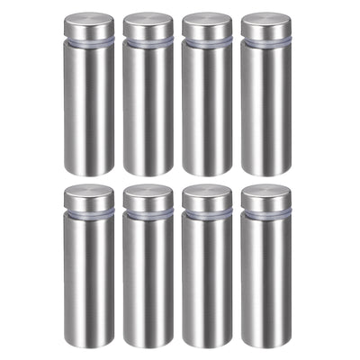 Harfington Glass Standoff Mount Stainless Steel Wall Standoff Holder Advertising Nails 16mm Dia 52mm Length 8 Pcs