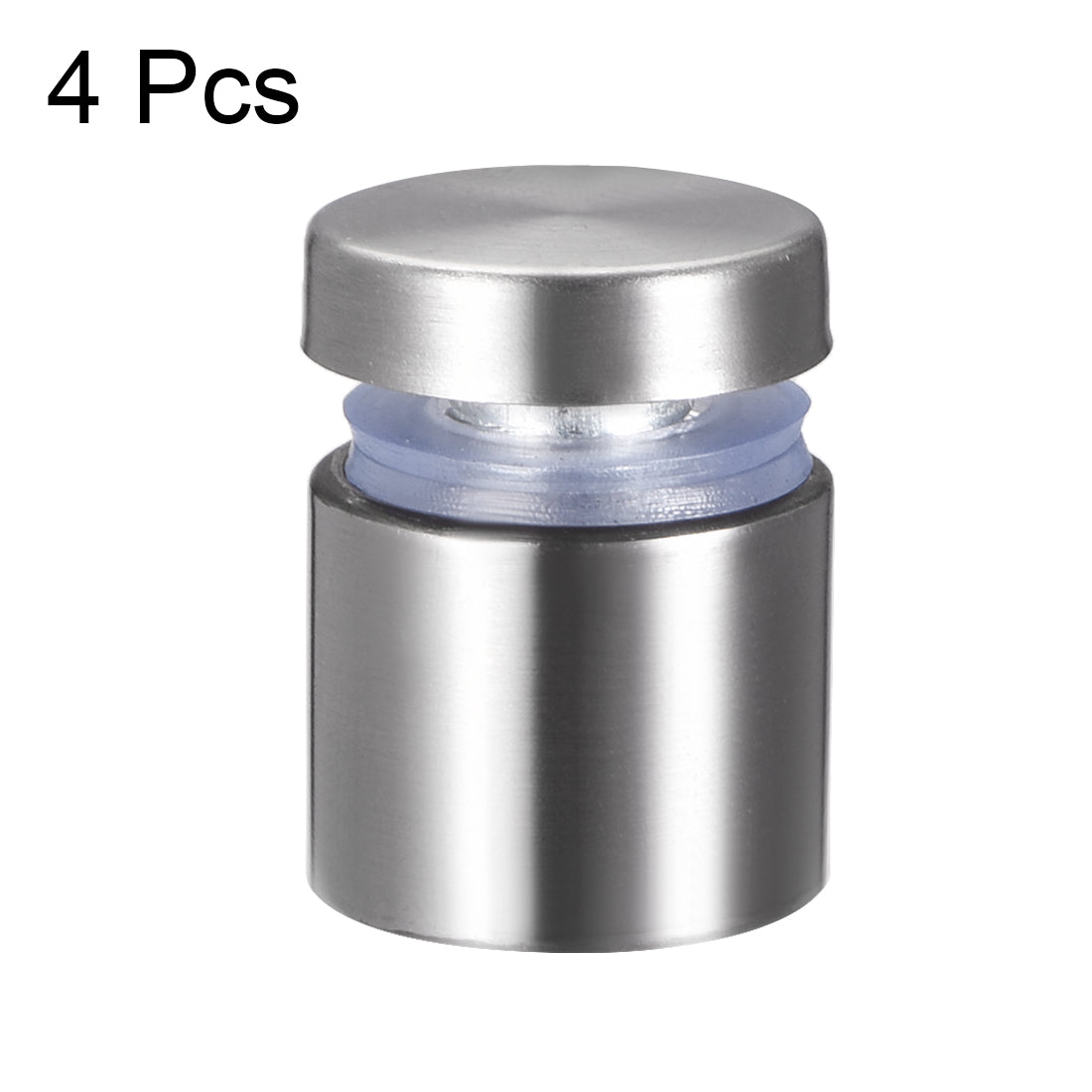 Harfington Glass Standoff Mount Stainless Steel Wall Standoff Holder Advertising Nails 19mm Dia 25mm Length 4 Pcs