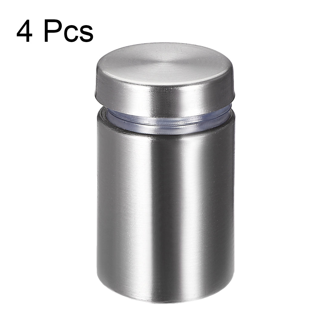 Harfington Glass Standoff Mount Stainless Steel Wall Standoff Holder Advertising Nails 19mm Dia 32mm Length 4 Pcs