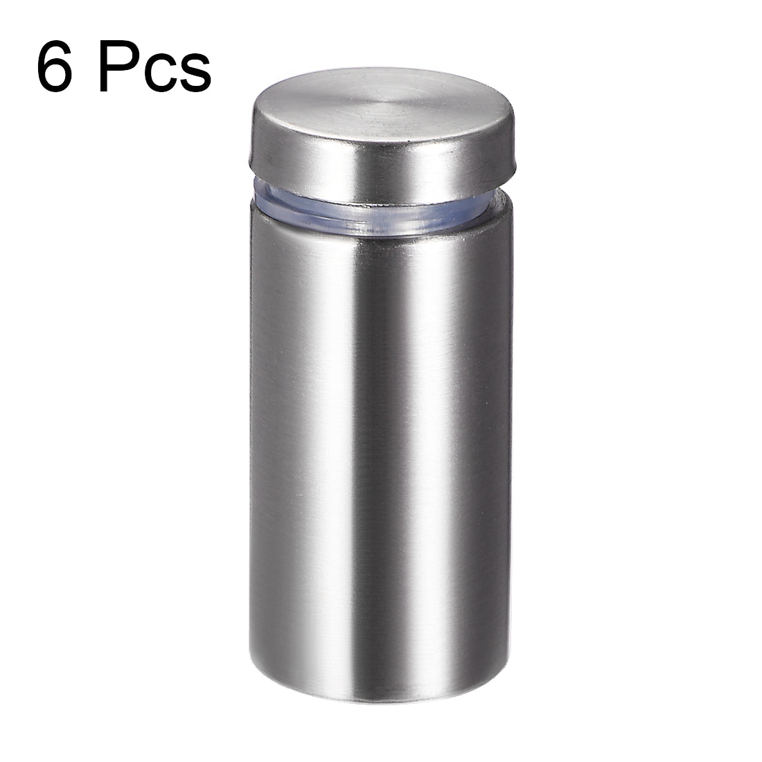 Harfington Glass Standoff Mount Stainless Steel Wall Standoff Holder Advertising Nails 19mm Dia 42mm Length 6 Pcs