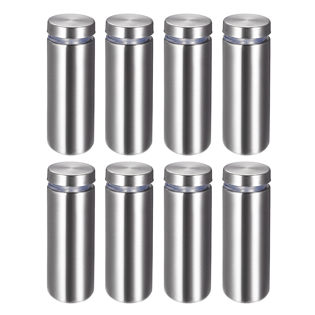 Harfington Glass Standoff Mount Stainless Steel Wall Standoff Holder Advertising Nails 19mm Dia 52mm Length 8 Pcs