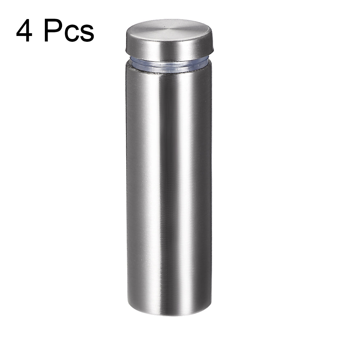 Harfington Glass Standoff Mount Stainless Steel Wall Standoff Holder Advertising Nails 19mm Dia 62mm Length 4 Pcs