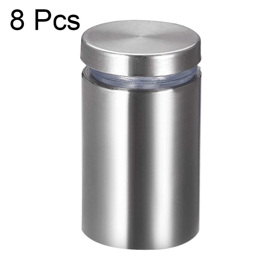 Harfington Glass Standoff Mount Stainless Steel Wall Standoff Holder Advertising Nails 25mm Dia 42mm Length 8 Pcs