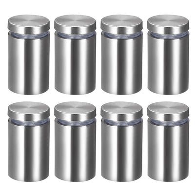 Harfington Glass Standoff Mount Stainless Steel Wall Standoff Holder Advertising Nails 25mm Dia 42mm Length 8 Pcs