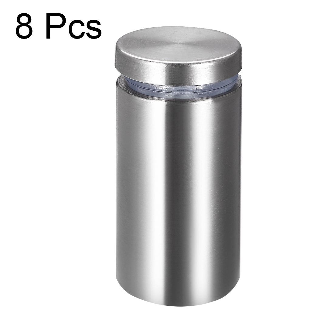 Harfington Glass Standoff Mount Stainless Steel Wall Standoff Holder Advertising Nails 25mm Dia 52mm Length 8 Pcs