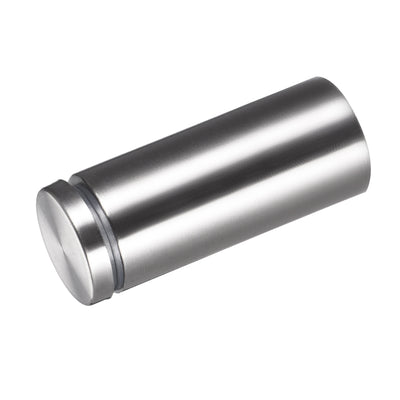 Harfington Glass Standoff Mount Stainless Steel Wall Standoff Holder Advertising Nails 25mm Dia 62mm Length 8 Pcs