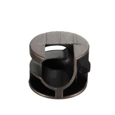 Harfington 15mm Dia Furniture Connecting Cam Lock Fittings Nut Zinc Plated Copper Tone 15pcs