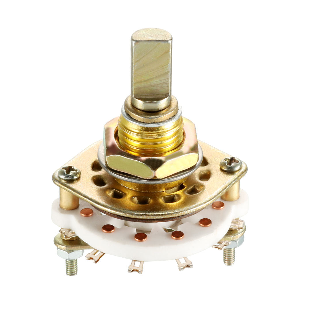 Harfington 12Pin 2P5T 2 Pole 5 Position Selectable 1 Deck Band Selector Rotary Switch