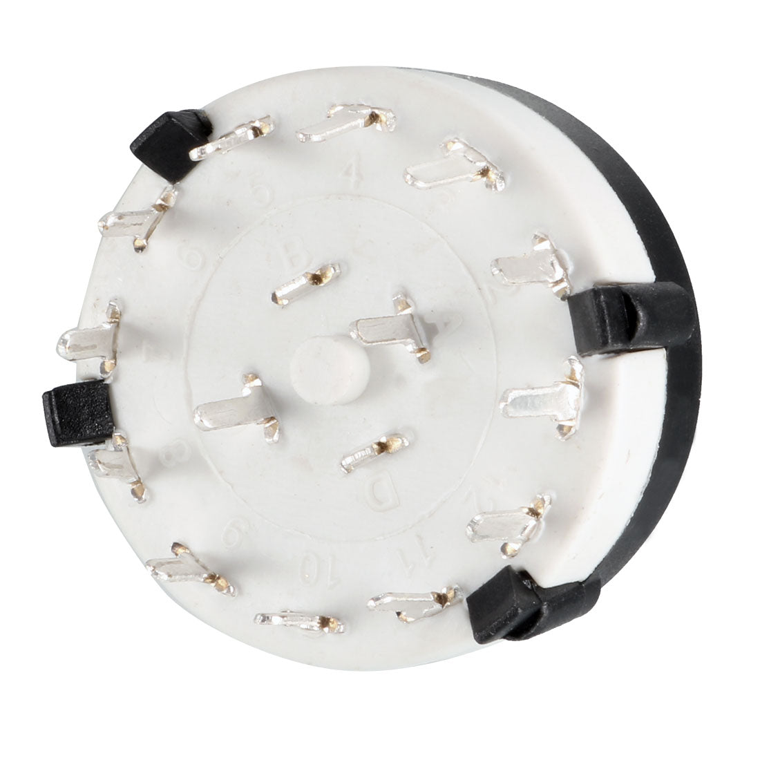 Harfington 14Pin 2P6T 2Pole 6Position Select Single Deck Band Channel Rotary Switch Selector