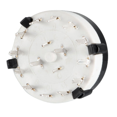 Harfington 14Pin 2P6T 2Pole 6Position Select Single Deck Band Channel Rotary Switch Selector