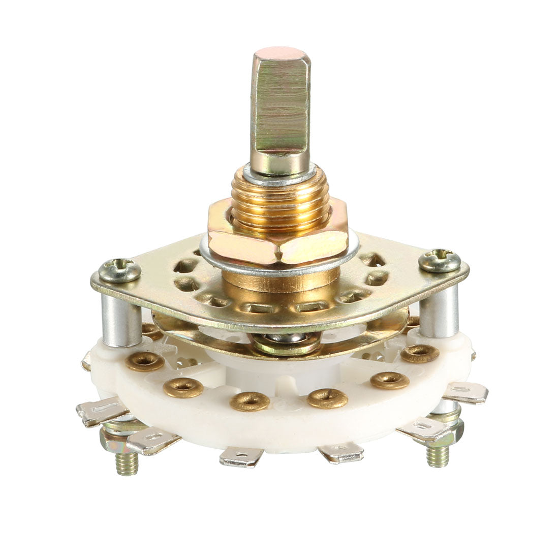 Harfington 12Pin 1P11T 1Pole 11Position Selectable Single Deck Band Selector Rotary Switch