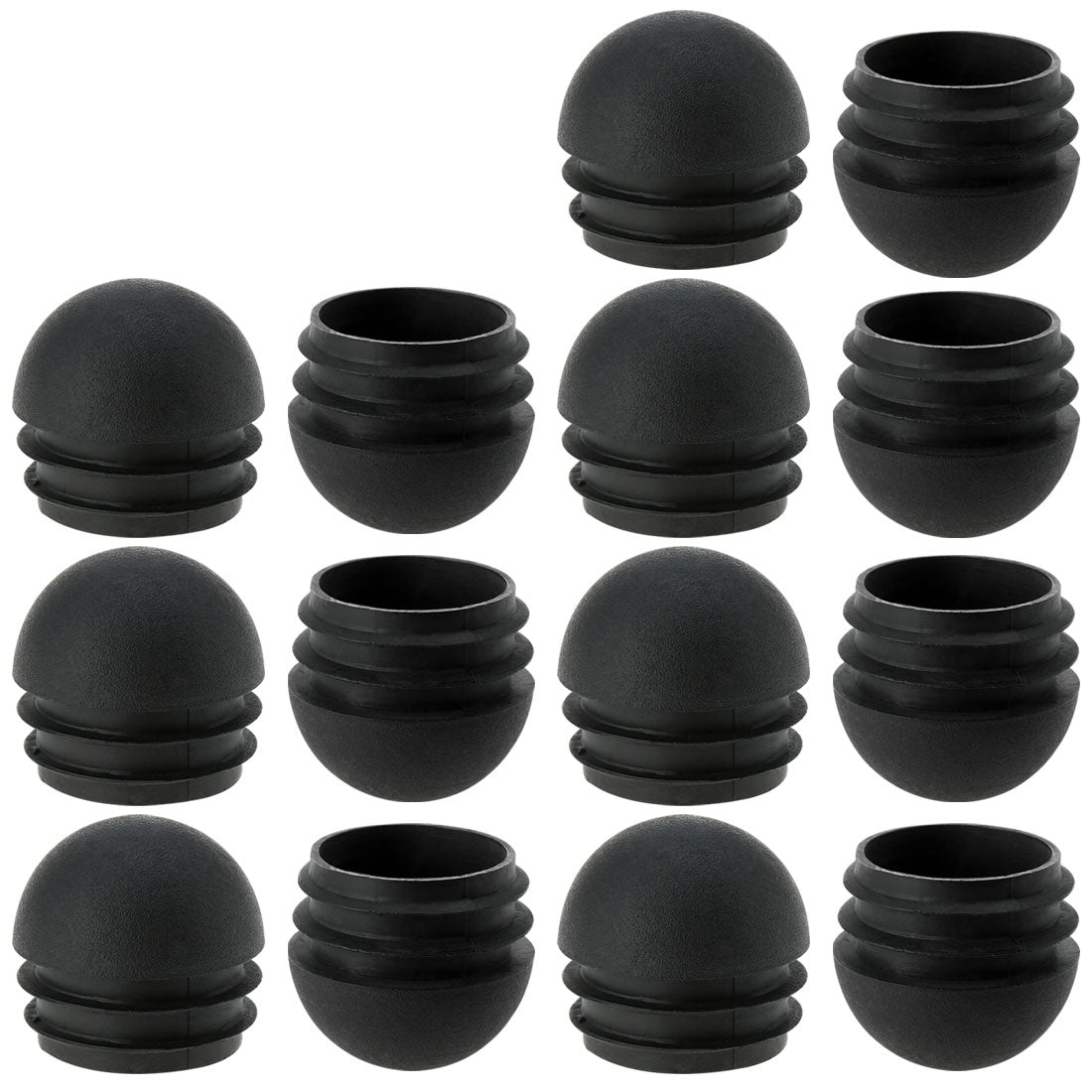 Harfington 1 1/4" 32mm OD Domed Round Inserts End Cover 14pcs, 1.14"-1.22" Inner Dia
